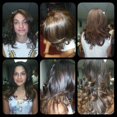 Colors, Cuts, and Styles done by Stylist Gianna