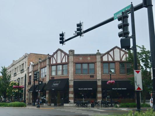 Corner storefront.