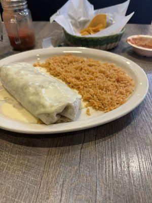 Steak and Cheese Burrito