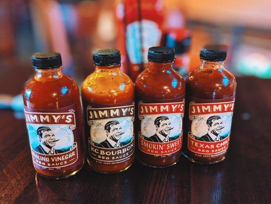 BBQ Sauces on tables