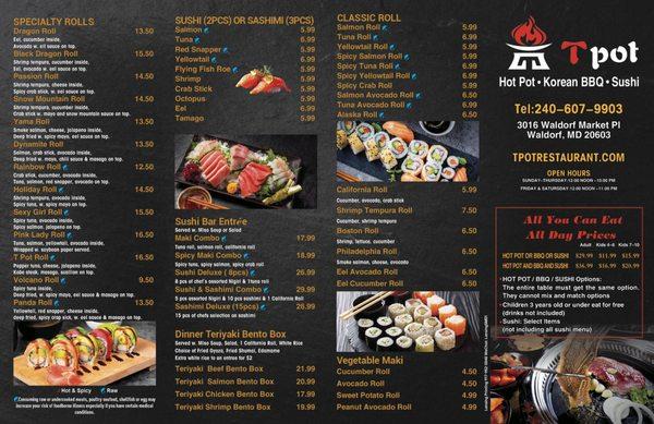 Our Menu