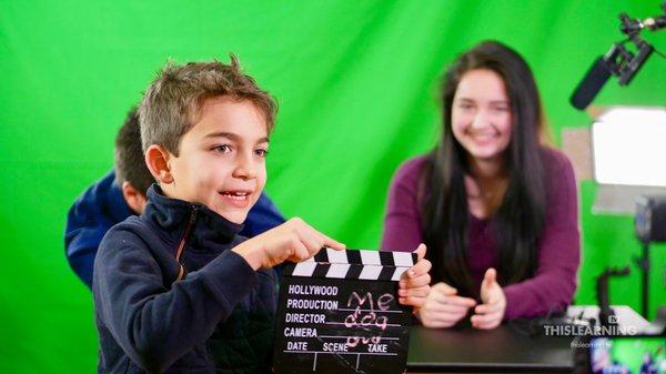 We teach videography - in a fun, accessible way - as students work together on screen and behind-the-scenes to produce tv-style videos.