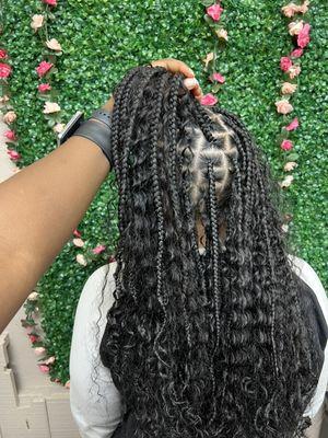 Large boho braids