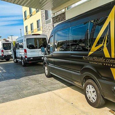 (3) Three Shuttle Van Sprinter Limousine Promotion for Wedding Service