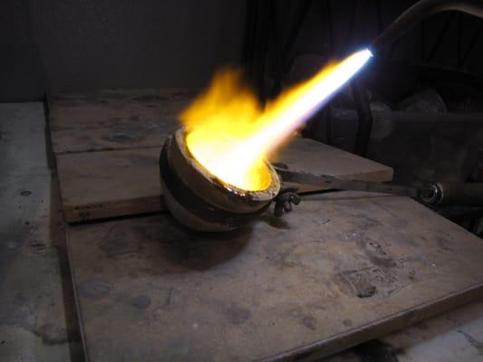 Melting Gold to make custom jewelry