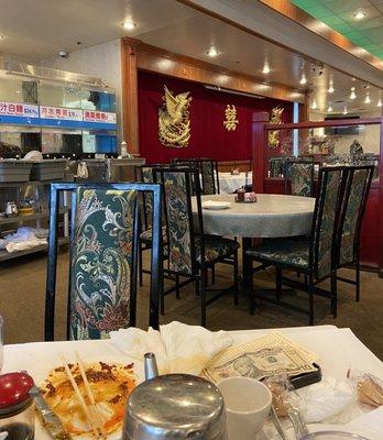 Li Wah, authentic Chinese. Had Dim Sim, small plates that arrive on a cart, for lunch.