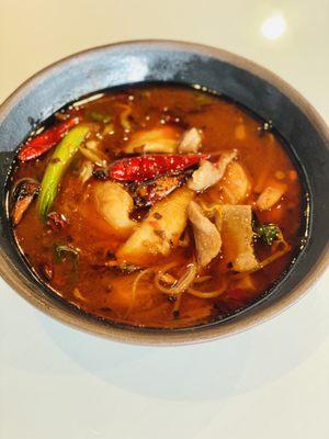 Szechuan Style Boiled Double
 ( Fish&Beef)