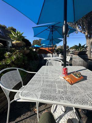 Plenty of patio seating