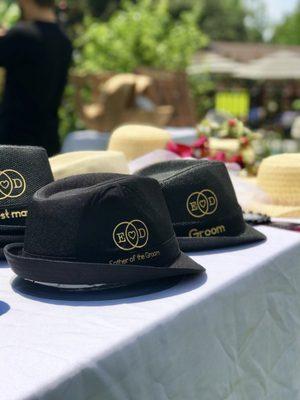 Custom Fedoras for my Groomsmen