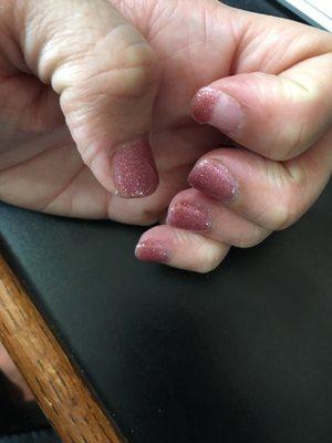 Gel manicure peeling after 3 days