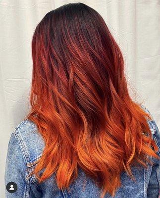 Fashion color hair