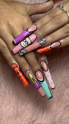 Pop art nails