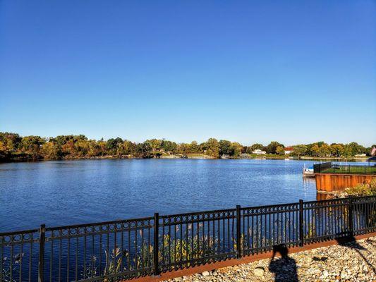 Looking out Over Lake Belleville near Downtown Belleville