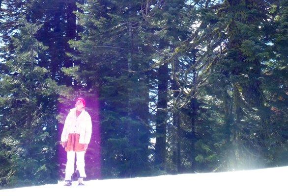 The violet flame on Mt Shasta