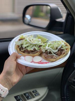 Sopes de asada