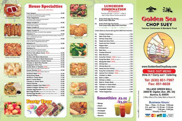 Menu - Front