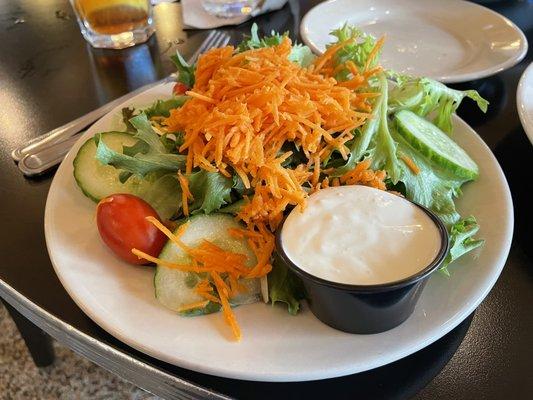 Side salad instead of chips. That makes it healthy, right?