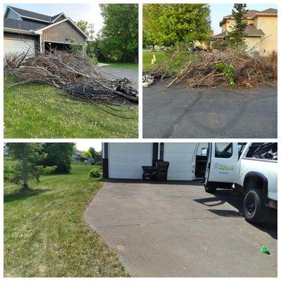 R Haul affordable Junk removal offering yard waste removal. Anoka, Minnesota. . Call us today for your free estimate!