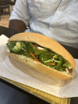 Banh mi was perfect