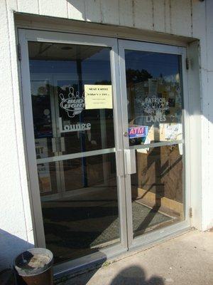 Front entry doors.