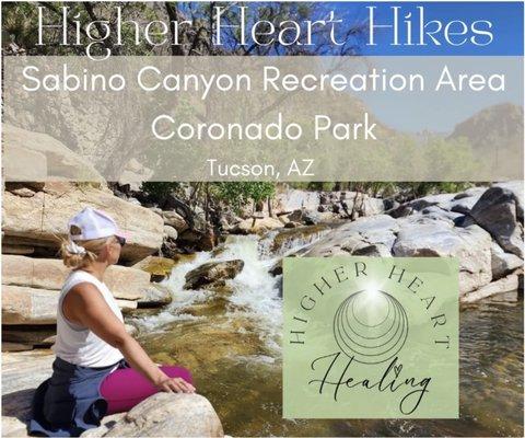 Meet us on Monday mornings for a healing walk in Sabino Canyon!