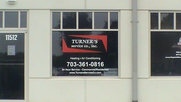 Turner's Service Company front office