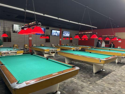 Billiard interior