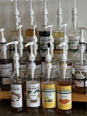 Monin syrups. Only the best for you.