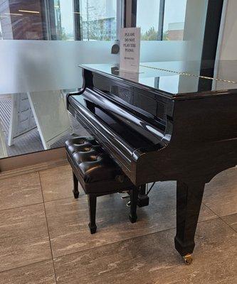 9/25/2024 - Do not play this beautiful piano in the lobby, apparently.