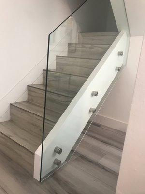 Glass railing came out great!