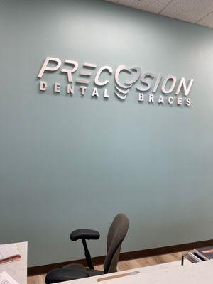 Theo place of precision dental braces