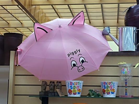 Who among us can resist the allure of a a Piggly Wiggly umbrella?