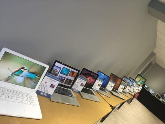 MacMedics has tons of refurbished Apple laptops and iMacs. All come with a 1-year warranty. Prices start at $499.