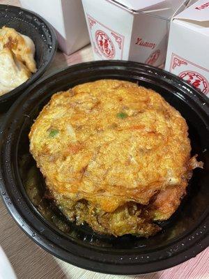 42. Vegetable Egg Foo Young