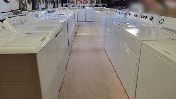 Variety of washer and dryers to choose from, Classics all the way to Modern high efficiency machines!