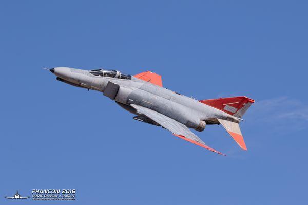 QF-4E doing missed approach.