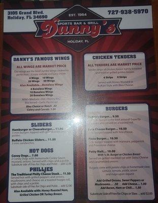 Menus