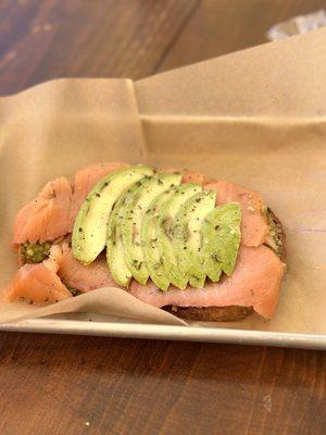 Smoke Salmon Avocado Toast