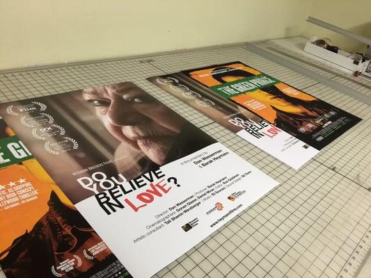 Movie posters Printed ,glossy or Satin , Matte Finish available at Flash !!