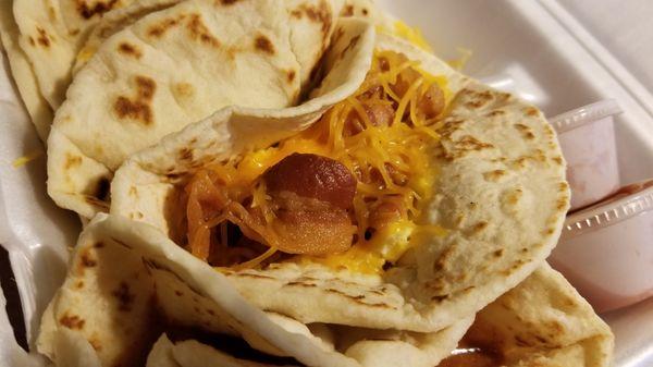 Bacon, Egg, and Cheese Taco