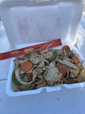 drunken noodle with chicken