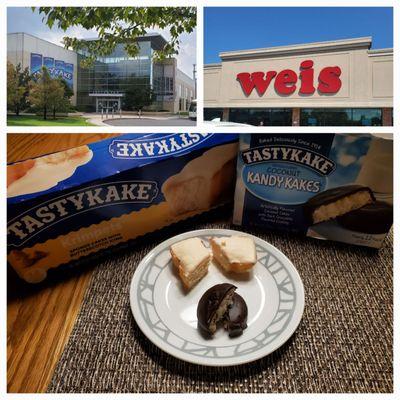 Friday Dessert was one of each to enjoy instead of 2 in a pack. "Butterscotch Krimpet & Kandy Kake" bought at Weis. Yummy!  8/16/2024