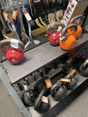 kettlebells