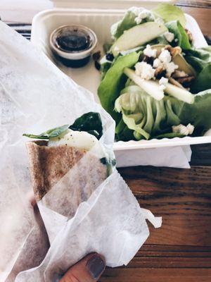 Wrap and salad