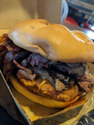 Bourbon BBQ Triple Stack