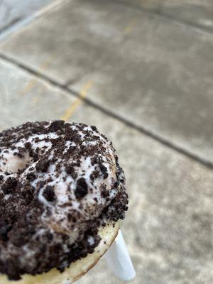 Cookies and cream donut