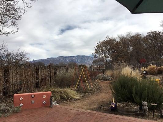 A Glass of Old Church Zin and a view of the Sandias.  Can it get any better than this?