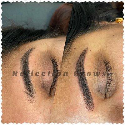 Microblading make your brows fuller