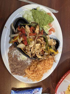 Chicken  fajitas