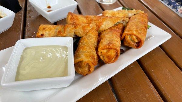 The Barkley. Philly cheesesteak egg rolls were so good!   The Mayo dipping sauce was perfect